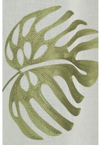 Bielo-zelená voálová záclona 135x245 cm – Sehlbach