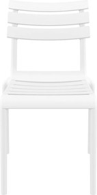 HELEN záhradná stolička bez podrúčok white