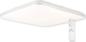 XXXLutz STROPNÉ LED SVIETIDLO, 44/44/6.5 cm - Interiérové svietidlá - 004182001302