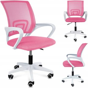 JUMI Kancelárska stolička SMART ružovej farby