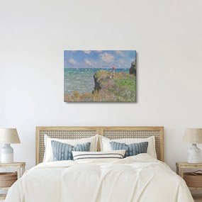 Obraz - Claude Monet, Cliff Walk at Pourville, reprodukcia (70x50 cm)