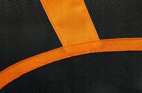 Závesná hojdačka bocianie hniezdo v oranžovej farbe 100 cm