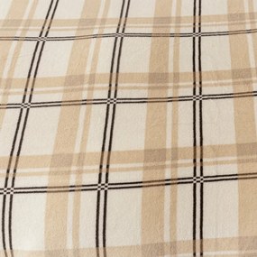 Obliečka mikroplyš PLAID 200x200 cm krémová
