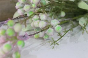 Zelená zamrznutá umelá bobuľová rastlinka 47cm