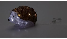 Zvieracia LED dekorácia Ježko, 10 x 11 x 17 cm