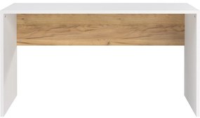 Pracovný stôl s bielou doskou 60x140 cm Hasselt – Germania