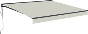 Elektrická markíza BestBerg BBSU-E350BG / 350 × 300 cm / béžová