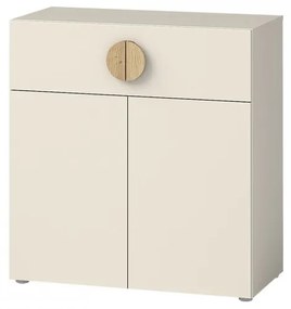 Komoda Manoze MN5 (kašmír + dub artisan). Vlastná spoľahlivá doprava až k Vám domov. 1122602