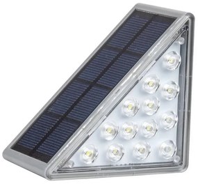 Sada solárneho schodiskového osvetlenia - LED biele svetlo - 6 ks
