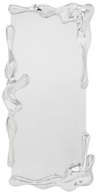 Lava nástenné zrkadlo strieborné 180x80 cm