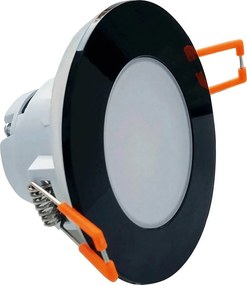 LED BONO-R Black 5W WW 330lm - Svietidlo LED vstavané typu downlight