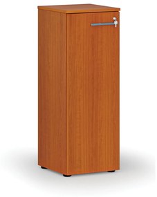 Nízka kancelárska skriňa s dverami PRIMO WOOD, 1087 x 400 x 420 mm, čerešňa