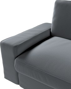 Poťah na sedačku Kivik 3-os., rozkladacia farba produktu sivá látka zamatová