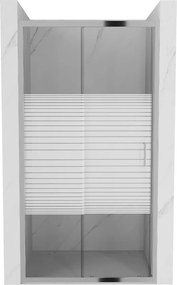 Sprchové dvere MEXEN Apia 140cm strieborné