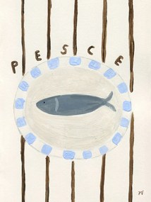 The Poster Club Plagát Pesce by Isabelle Vandeplassche Peske