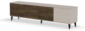 TV stolek Random 200 cm kašmír/ořech
