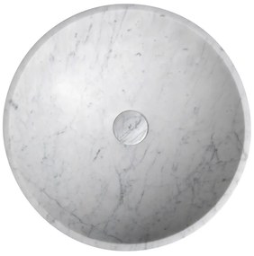 Sapho Sapho, BLOK kamenné umývadlo 42x14 cm, biela carrara, 2401-42