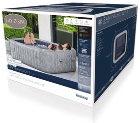 Lay-Z-Spa San Francisco SMART HydroJet PRO Jacuzzi BESTWAY 6001Q