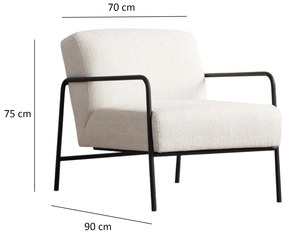 Stolička Eti Bergere White
