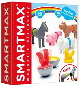 Magnetická stavebnica pre deti SmartMax Domáce zvieratá 16 dielov