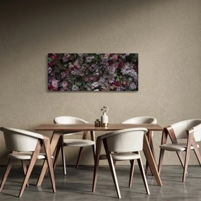 Obraz - Kvetinový múr (120x50 cm)