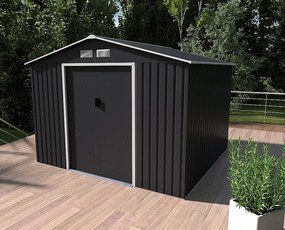 Záhradný domček plocha 213 x 127 cm (šedá)