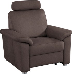 XXXLutz TV KRESLO, textil, tmavohnedá Beldomo System - Kreslá - 000436001862