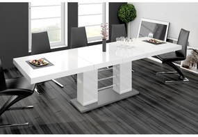 Luxusný rozkladací jedálenský stôl LINOSA 2 vysoký lesk viac farieb
