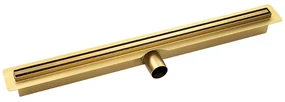 Laveo Slim, sprchový žľab 50cm, zlatá, LAV-COS_G50D