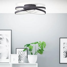 Brilliant - LED Stropné svietidlo LABYRINTH LED/40W/230V pr. 39,5 cm čierna