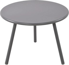 Konferenčný stolík Minot - v45 x Ø60 cm - Tmavo sivá