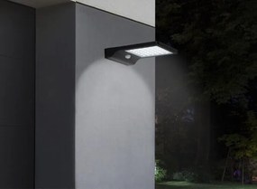 HÖFFTECH - LED solárna nástenná lampa so senzorom LED/3,7V 2200 mAh IP44