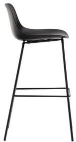 Čierna barová stolička (výška sedadla 74 cm) Altea – Kave Home