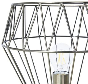 Mosadzná kovová stojacia lampa MOONI Beliani