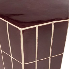 Keramický odkladací stolík 26x30 cm Plu – WOOOD