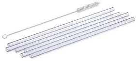 Simax Sklenená slamka 20 cm (6+1)