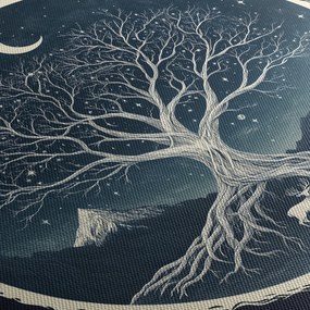 Obraz – Magický strom s jeleňom II. (90x60 cm)