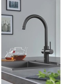 GROHE 31651AP0 - Kuchynský drez K700 560 × 510 mm granit/čierna