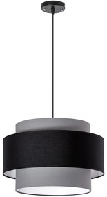 Luster na lanku 1xE27/60W/230V šedá