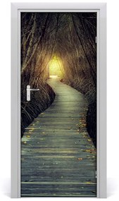 Fototapeta na dvere samolepiace chodník v lese 75x205 cm