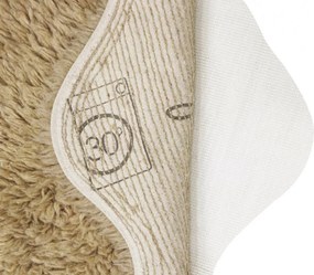 Lorena Canals, DOPREDAJ: 75x110 tvar kožešiny cm Vlněný koberec Woolly - Sheep Beige, 75x110 tvar kožušiny, béžová, detská izba