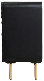 Dizajnová komoda Gavrilla 160 cm čierne mango