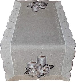 Obrus Strieborná klasika 40 × 90 cm