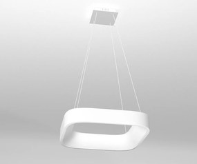 TOPAJA 60 | IMMAX NEO | štvorcové Smart LED závesné svietidlo Farba: Biela matná
