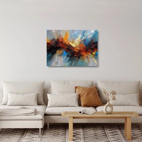 Sklenený obraz - Farebná textúra (70x50 cm)
