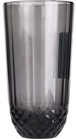 Pohár z dymovo zafarbeného skla, 345 ml