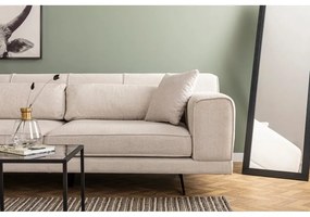 Svetlobéžová rohová pohovka Artie Jivago, ľavý roh