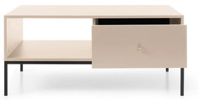 Konferenční stolek Mono II 104 cm béžový/černý