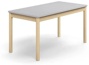 Stôl DECIBEL, 1400x700x720 mm, akustický HPL - šedá