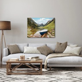 Obraz - Seealpsee, jazero Švajčiarska (70x50 cm)